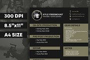 Videography Pricing Sheet Template, a Templates & Theme by Cornfield Studio (Thumbnail 2 of 3)