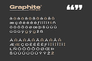 Graphite - Wide sans serif family, a Sans Serif Font by Zafara Studios (Thumbnail 7 of 9)
