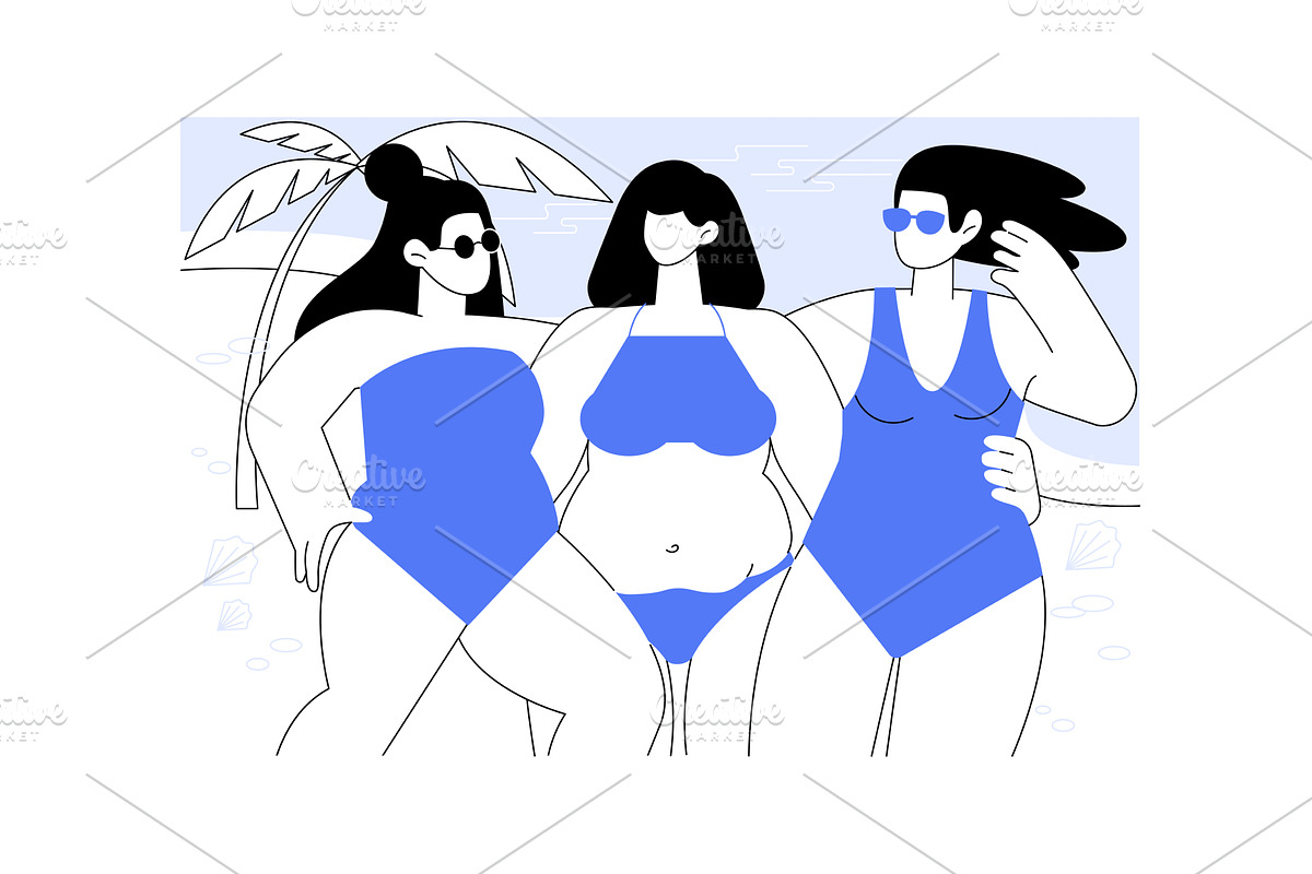 Appreciate yourself isolated cartoon, a Person Illustration by Visual Generation