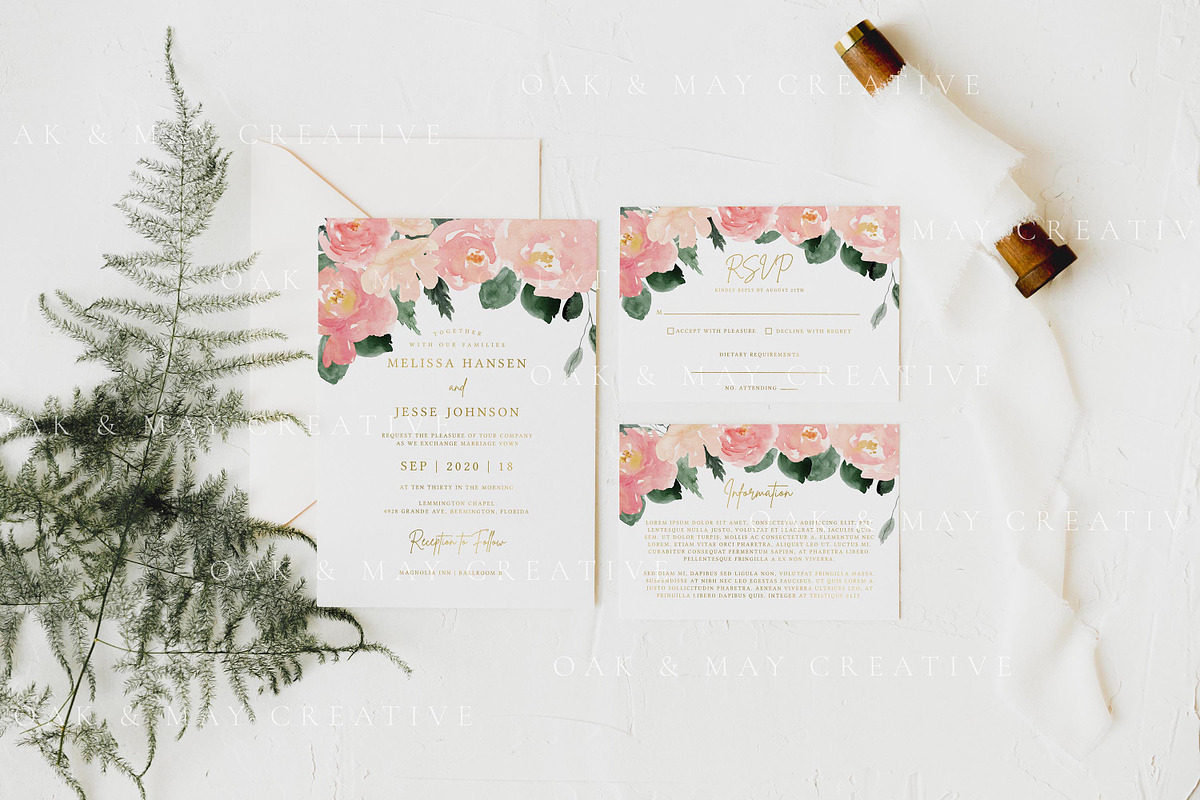 Wedding Suite Mockup, a Product Mockup by PrettyGrandmillennial (Photo 2 of 4)