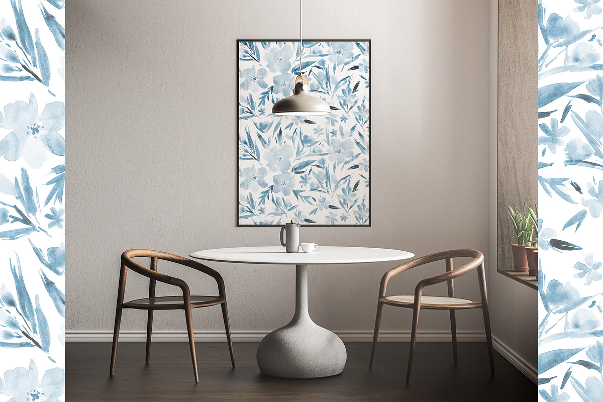 Royal garden - seamless florals, a Pattern Graphic by Katerina Tova (Photo 4 of 15)