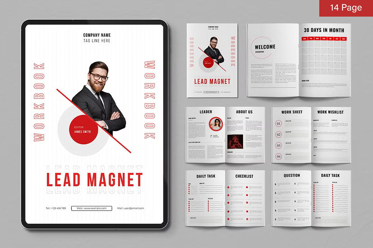 Course Workbook Bundle, a Stationery Template by ContestDesign (Photo 3 of 14)