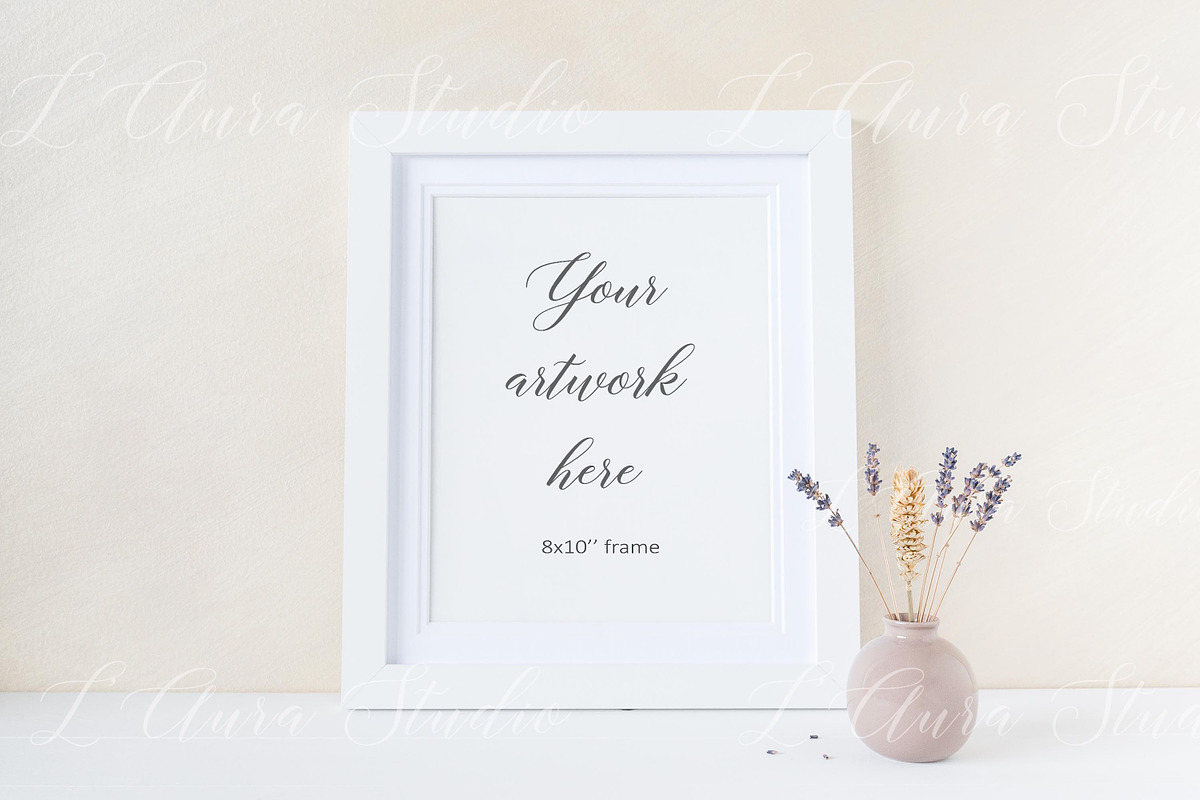 Frame mockup bundle - 8x10'' A4, a Print Template by L'Aura Studio (Photo 8 of 9)