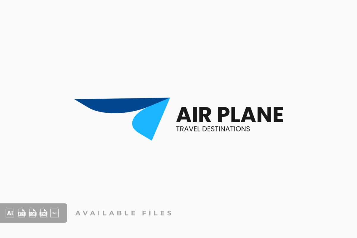 Airplane Simple Mascot Logo, a Branding & Logo Template by ivan_artnivora