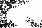 Floral Frame Silhouette Pack, an Illustration by BIPLOB EXPERT (Thumbnail 8 of 9)
