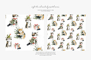 Christmas cats seamless pattern set, a Pattern Graphic by Patishop Art (Thumbnail 2 of 9)