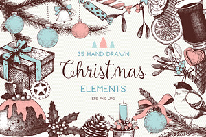 Christmas Design Elements Set