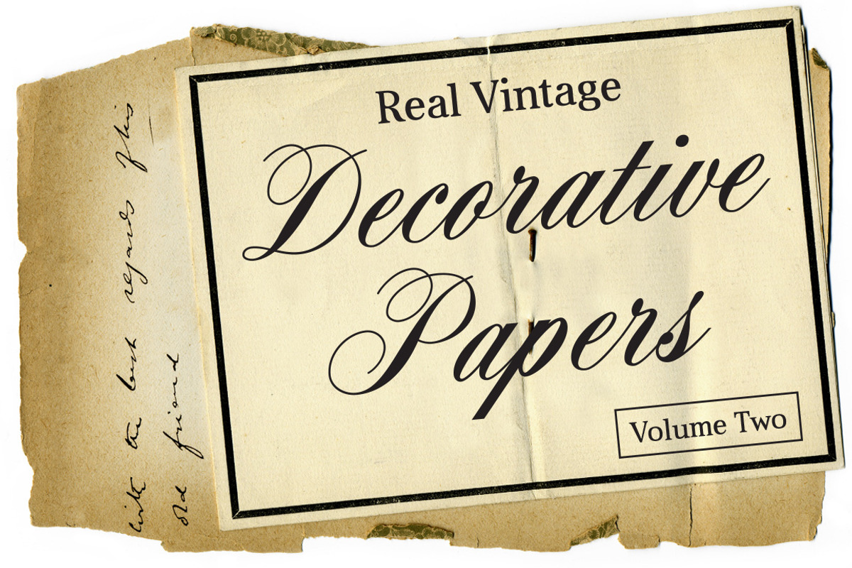 Real Vintage Decorative Papers Vol 2