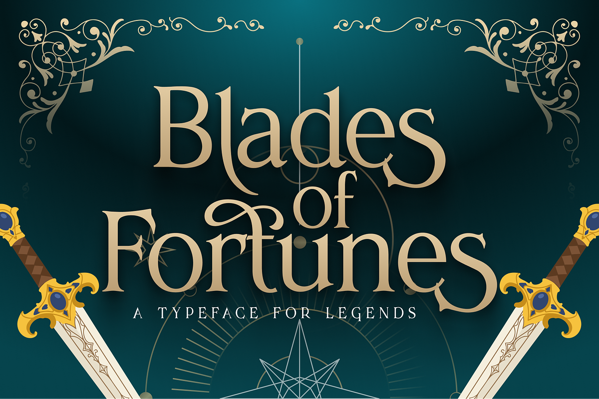 Blades of Fortunes, a Serif Font by Helotype (Photo 1 of 7)