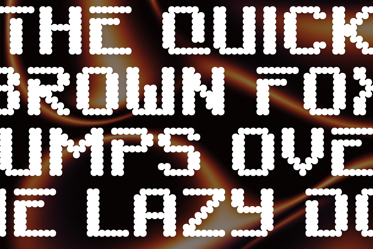 Opticode - LED Display Font, a Symbol Font by HipFonts (Photo 4 of 9)