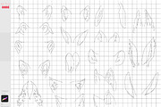 Procreate Anime Animal Ears Guides, a Brush Add-On by ArtPrintBabe (Thumbnail 4 of 4)