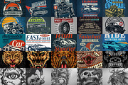 100 T-Shirt Designs, an Illustration by TSV Art Collective (Thumbnail 5 of 12)