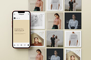 Instagram Post Mockup, a Print Template by Tahtagraphic (Thumbnail 4 of 11)