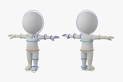 Cute Stickman in T-Pose CAT Rig, a Characters & Person 3D Model by VK Studio (Thumbnail 1 of 19)