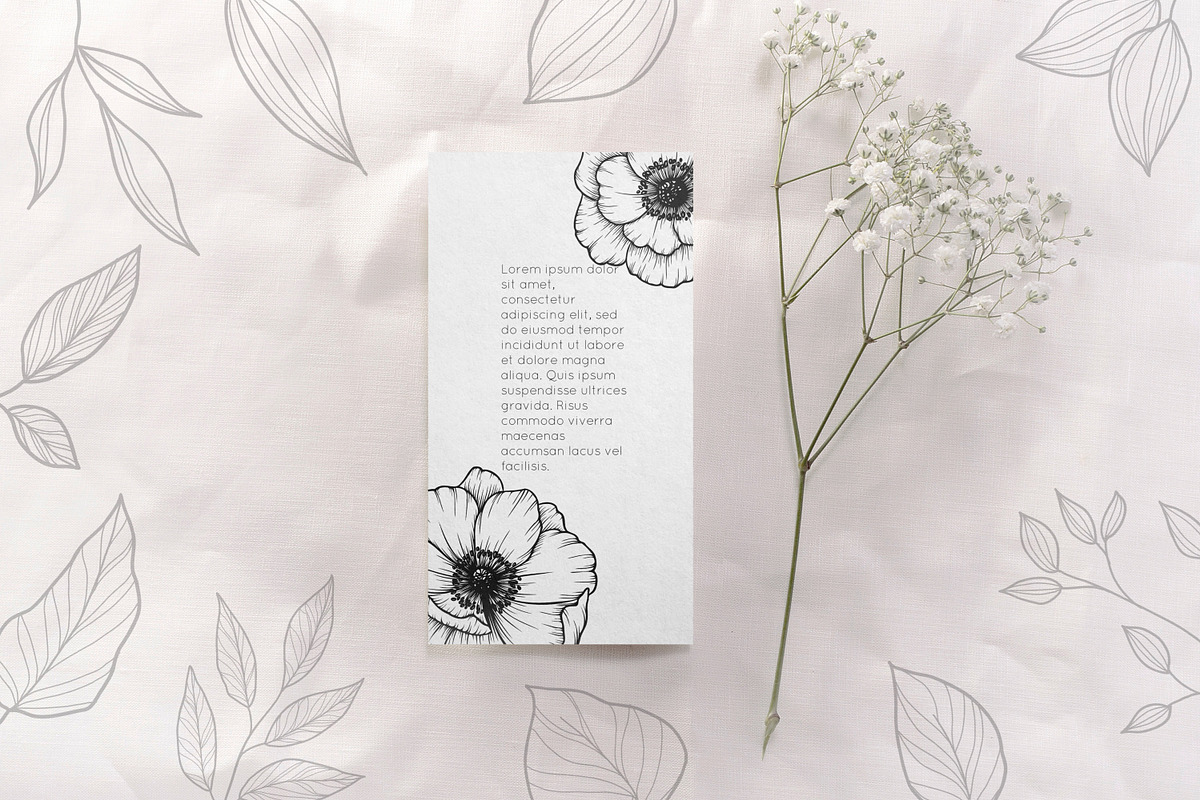 Poppies & Anemones Procreate Stamps, a Brush Add-On by Dervik Art Store (Photo 5 of 9)