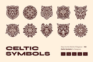 Celtic Symbols Collection, a Decorative Illustration by Creative Stall