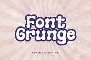 Vintage Grunge - Display Font, a Font by Densu Creative (Thumbnail 2 of 6)
