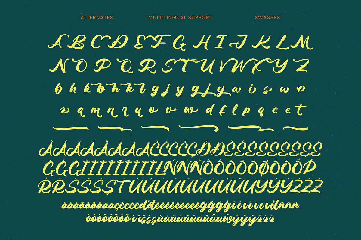 Factun Blacki Bold Calligraphy Font, a Script Font by Letterena Studios Script (Photo 19 of 20)
