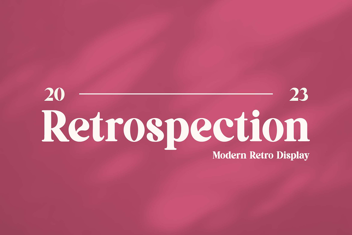 Retrospection Retro Serif Font, a Serif Font by UICreative (Photo 1 of 13)