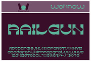 The Machine Gun Font, a Font by weknow (Thumbnail 3 of 5)