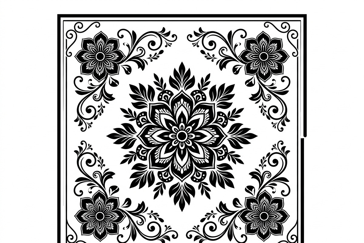50 Elegant Floral Ornament Bundle, a Decorative Illustration by Amazin_art (Photo 22 of 42)