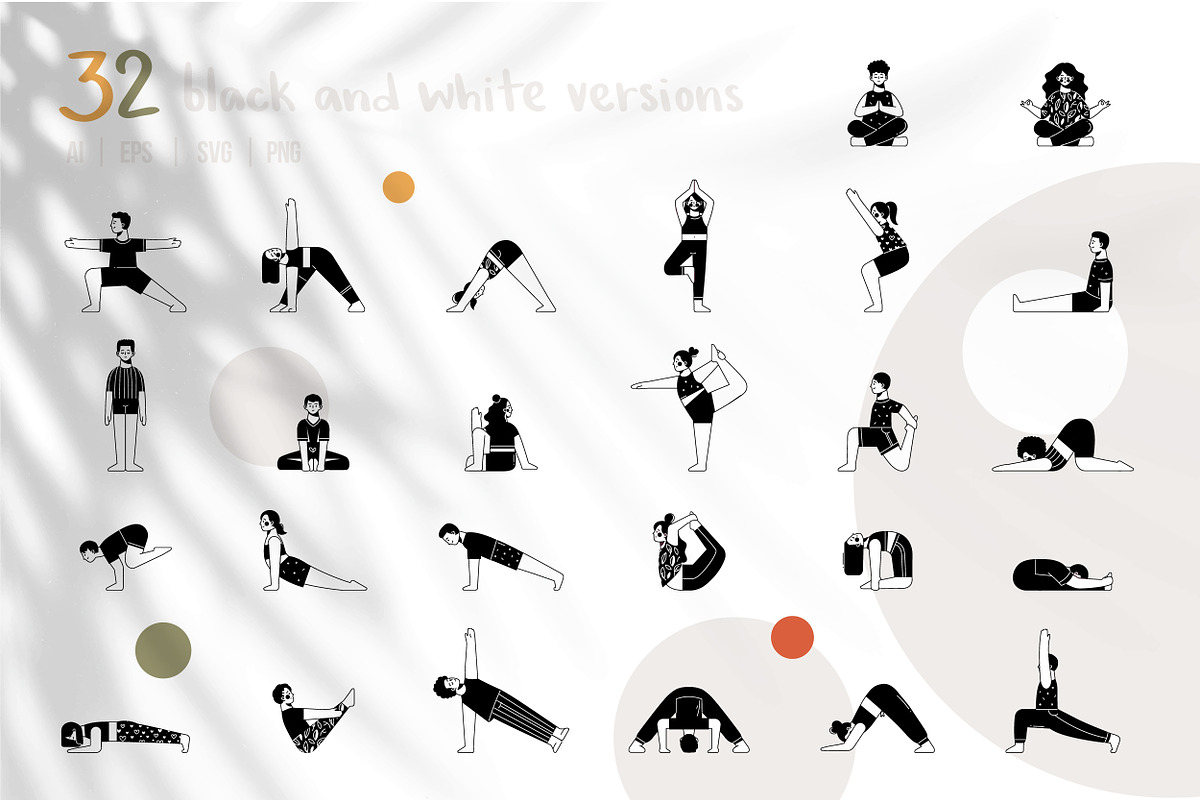 Kids yoga | vector illustration set, a Healthcare Illustration by Frizenasya (Photo 7 of 12)