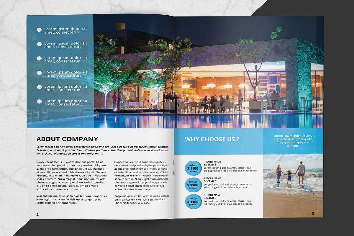 Travel Agency Brochure, a Brochure Template by Template Shop (Photo 4 of 6)