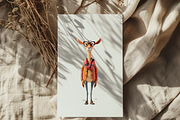 HIPPIE LLAMA FAMILY CLIPART PACK, an Animal Illustration by Daring Digies (Thumbnail 7 of 8)