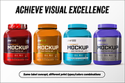 5lb Whey Protein Jar Mockup C2-Pro, a Packaging Mockup by Design Warlord (Thumbnail 9 of 16)