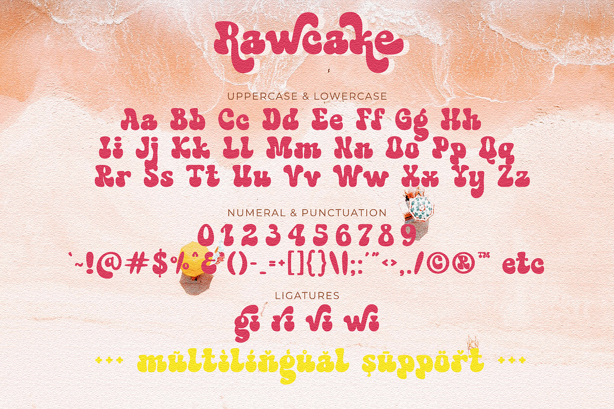 Rawcake - Vintage Retro Font, a Serif Font by Airotype (Photo 13 of 15)