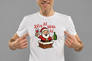 Funny Santa Claus PNG Bundle, an Illustration by Daily.Designs (Thumbnail 2 of 5)