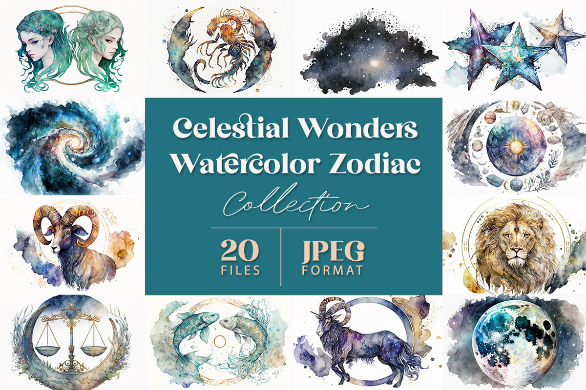 Celestial Wonders Collection, an Object Illustration by artsy-fartsy (Photo 1 of 6)