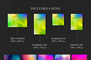 Gradients & Leaves Backgrounds Set, a Texture Illustration by Briddy (Thumbnail 9 of 9)