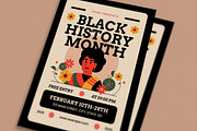 Black History Month Flyer, a Flyer Template by VectorVactory (Thumbnail 2 of 3)