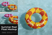 Summer Pool Float Mockup, a Product Mockup by Pitchlook.Studio (Thumbnail 1 of 4)
