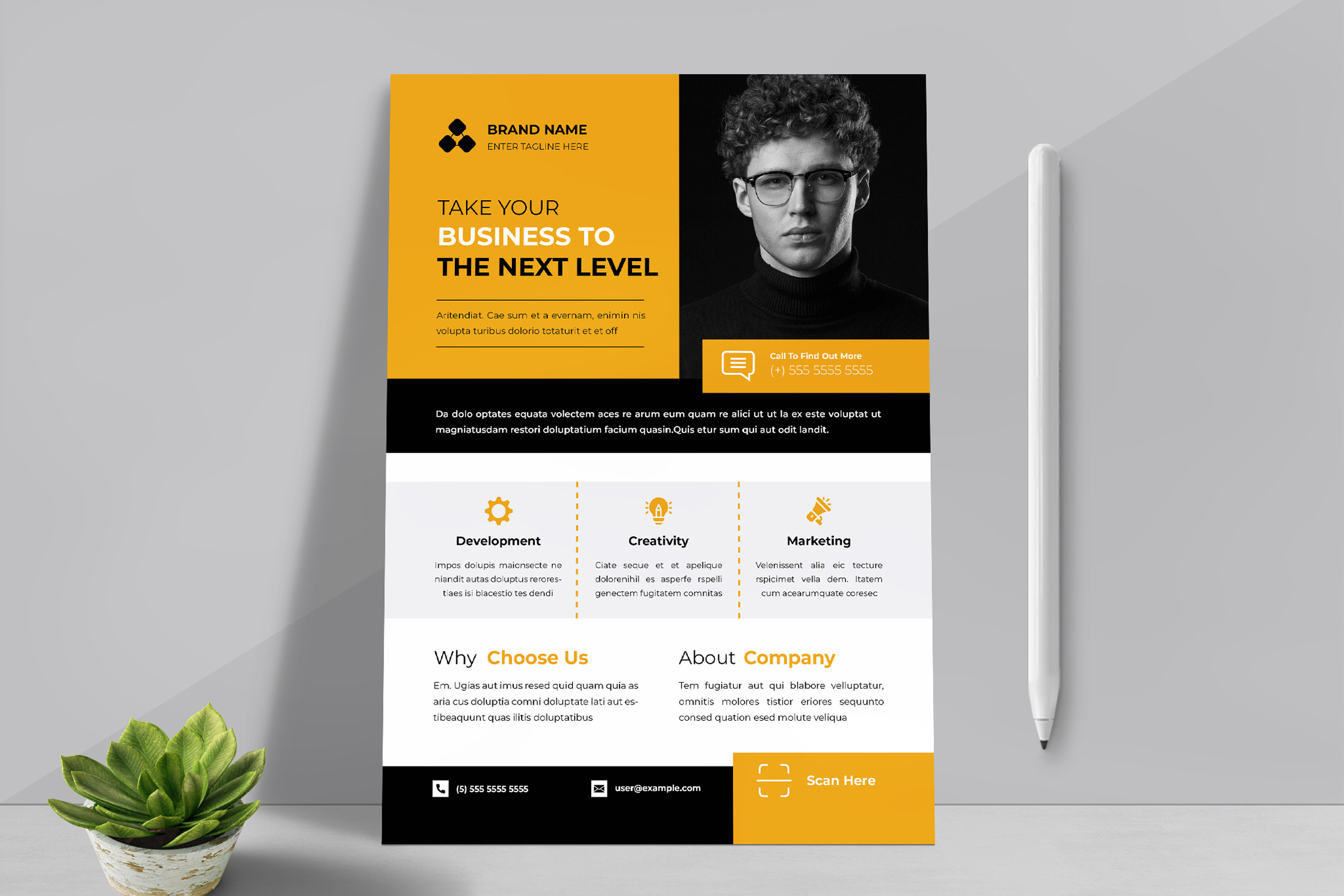 Business Flyer Design Layout