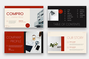 Compro Company Profile Google Slides