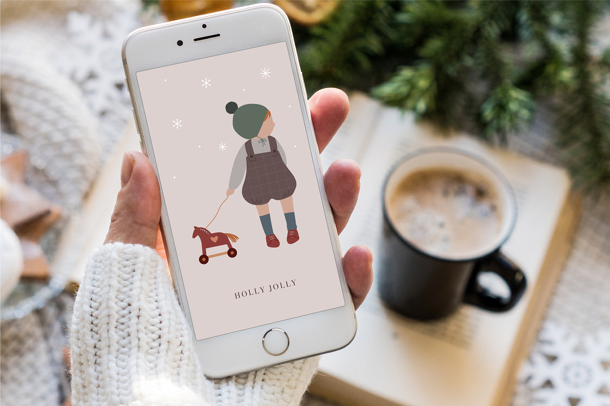 Nordic Winter Kids, a Decorative Illustration by Marish (Photo 10 of 16)