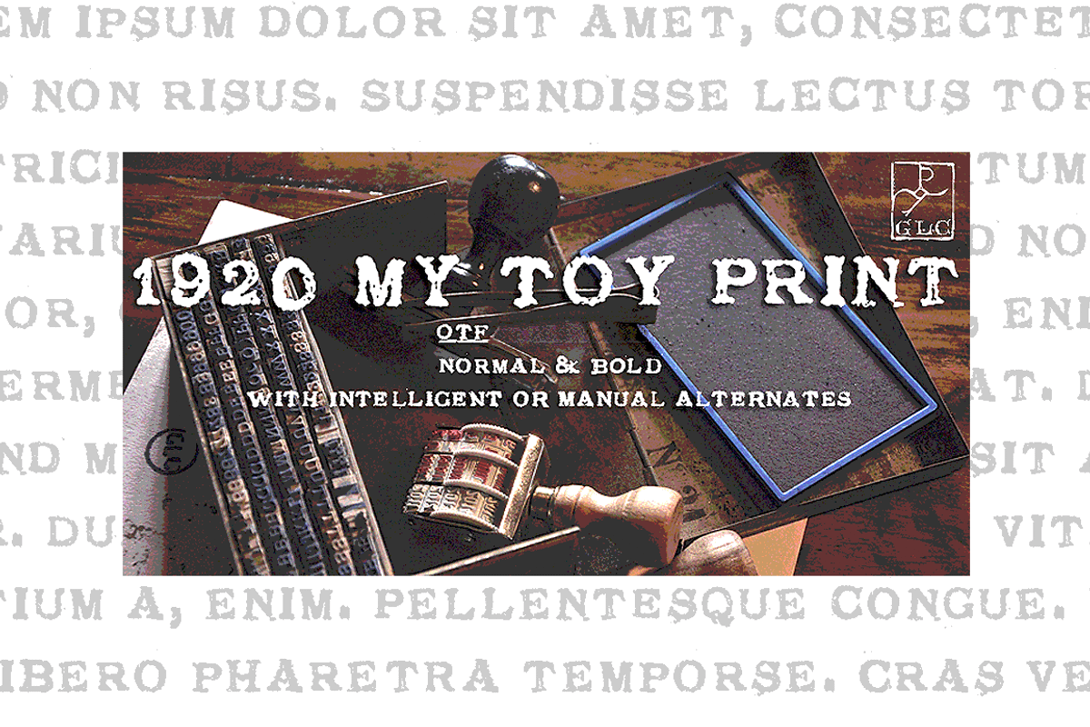1920 My Toy Print Set