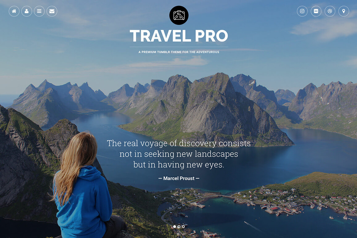 Travel Pro Tumblr Theme, a Websites & App Template by Themelantic (Photo 1 of 6)