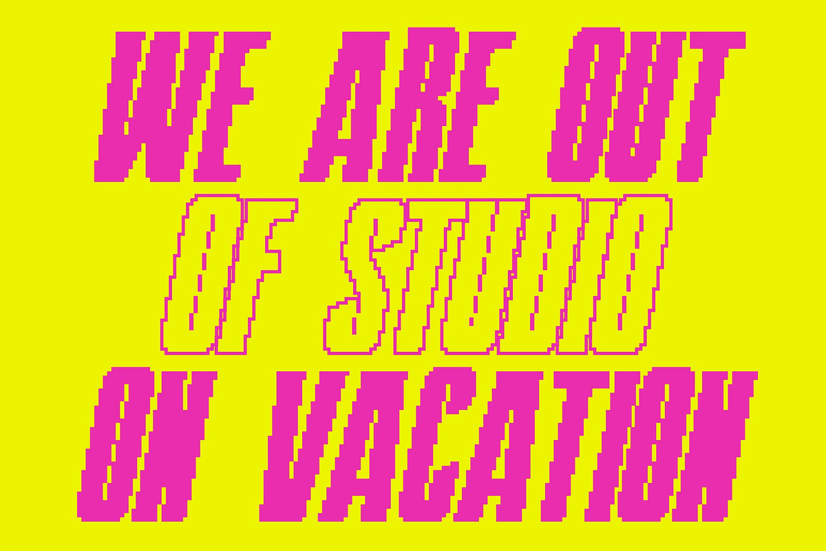 Kolinka Pixel, a Sans Serif Font by Craft Supply Co. (Photo 3 of 8)