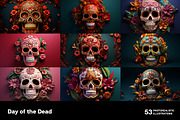 Day of the Dead. 53 images, a Seasonal Illustration by Handmadefont (Thumbnail 12 of 12)