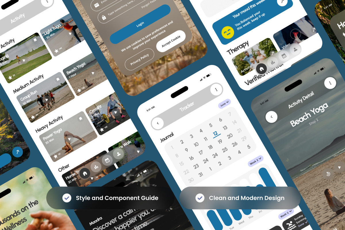 Zenithy - Calm Mind App UI Kit preview 3