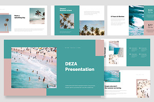 Deza : Beach Vacation Google Slides