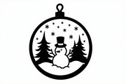 Christmas Ornament Design Bundle, a Graphic by balal (Thumbnail 4 of 15)