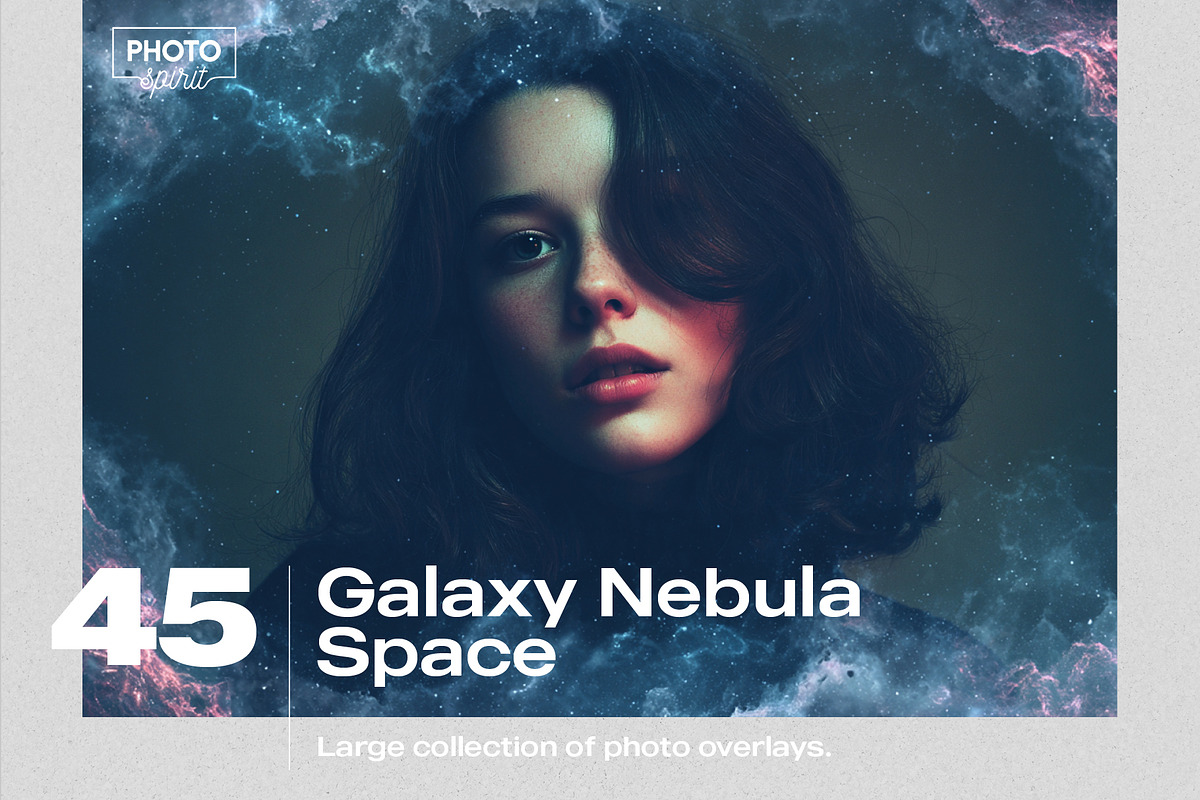 Galaxy Nebula Space Overlays, a Texture Graphic by PhotoSpirit (Photo 1 of 8)