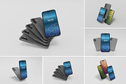 Realistic Premium iPhone 17 Mockup, an iPhone Mockup by Graphic Deal (Thumbnail 1 of 6)