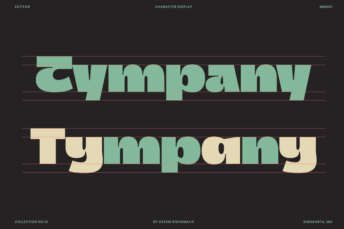 Zatiyan - Display Font, a Font by Zarma Type (Photo 4 of 12)