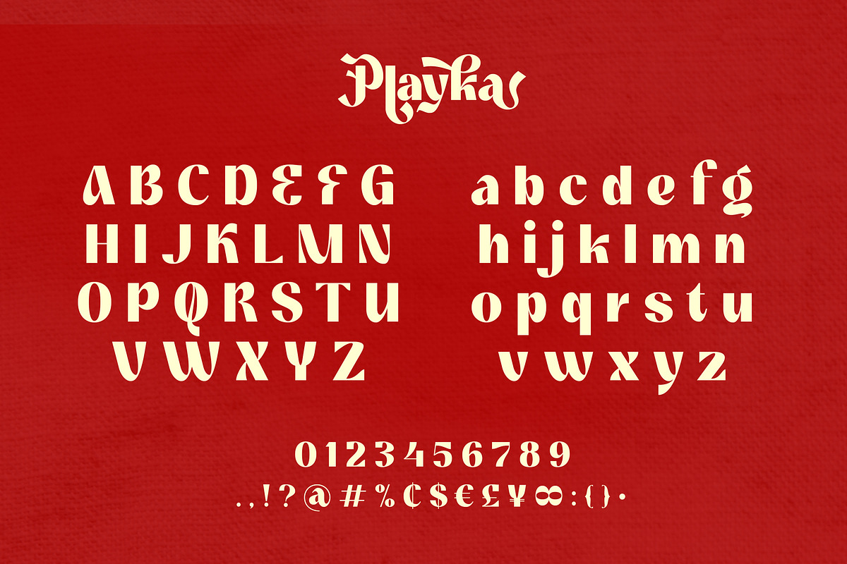 Playka | Unique Display Font, a Sans Serif Font by Ekahermawan (Photo 8 of 12)