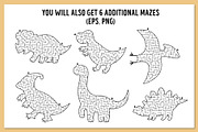 Dinosaur coloring games for kids, an Education Illustration by Lexi Claus (Thumbnail 12 of 17)